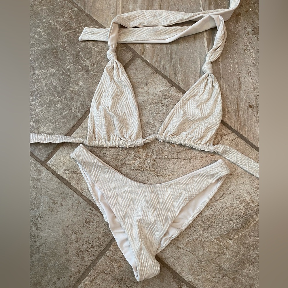 CAIRO white/gold Bikini